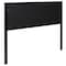 Flash Furniture Melbourne Metal Upholstered Queen Size Headboard in Black Fabric HG-HB1717-Q-BK-GG - alternate 3